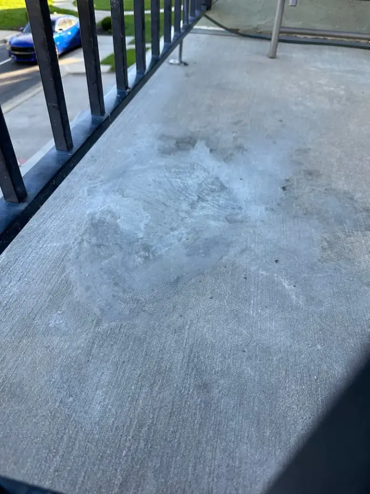 Concrete patio repair